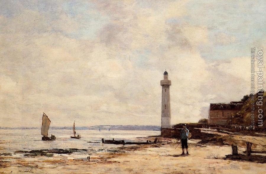 Eugene Boudin : The Honfleur Lighthouse